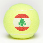 Pelotas De Tenis Balón de tenis con bandera del Líbano<br><div class="desc">Añada un toque de orgullo libanés a su equipo deportivo con nuestra exclusiva pelota de tenis de Penn con la bandera del Líbano. Esta pelota de tenis, elaborada con meticulosa atención a los detalles, es más que sólo un accesorio deportivo; es una celebración del legado libanés y un diseño vibrante....</div>