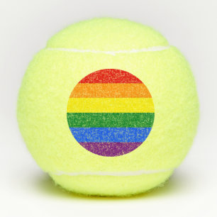 Pelotas De Tenis Balón de tenis con bandera del Orgullo LGBT