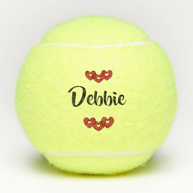 Pelotas De Tenis Balón de tenis de #Debbie de dalDesignNZ (Anverso)