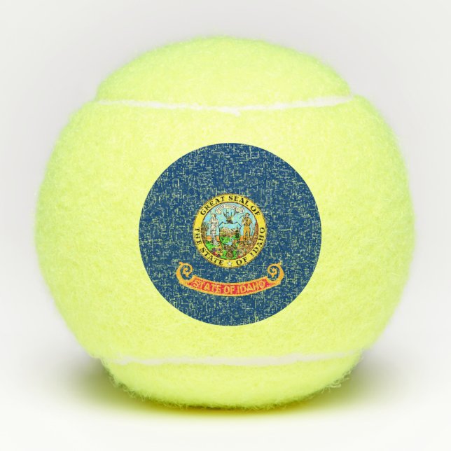 Pelotas De Tenis Balón de tenis penn con bandera de Idaho, EE.UU. (Anverso)