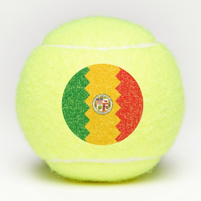 Pelotas De Tenis Balón de tenis penn con bandera de Los Ángeles, Es (Anverso)