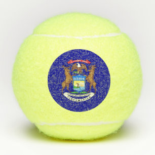 Pelotas De Tenis Balón de tenis penn con bandera de Michigan, Estad