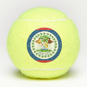 Pelotas De Tenis Baloncesto de tenis con bandera de Belice
