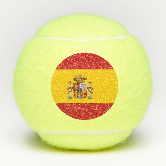 Pelotas De Tenis Baloncesto Penn con bandera de España (Anverso)
