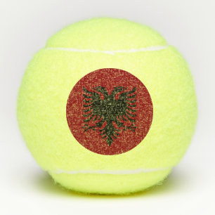 Pelotas De Tenis Bandera albanesa