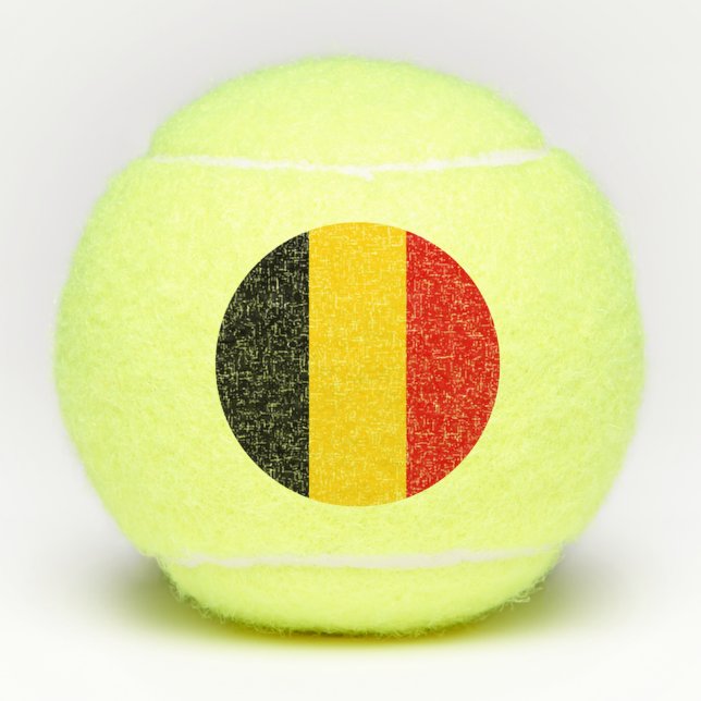 Pelotas De Tenis Bandera de Bélgica (Anverso)