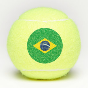 Pelotas De Tenis Bandera de Brasil