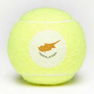 Pelotas De Tenis Bandera de Chipre