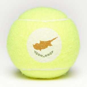 Pelotas De Tenis Bandera de Chipre