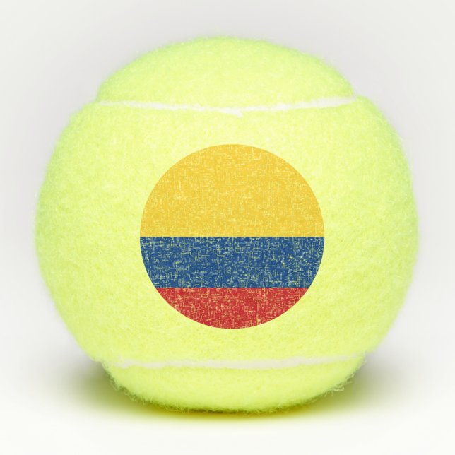 Pelotas De Tenis Bandera de Colombia (Anverso)