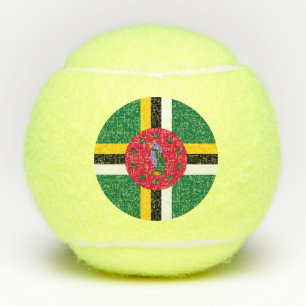 Pelotas De Tenis Bandera de Dominica