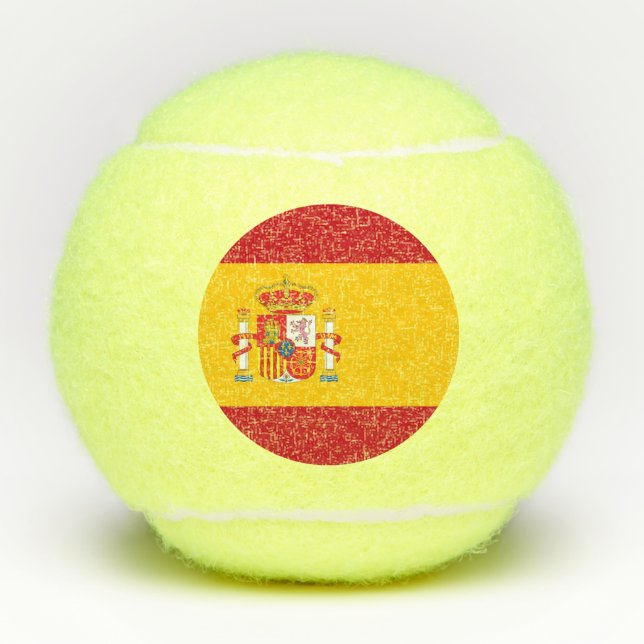 Pelotas De Tenis Bandera de España (Anverso)