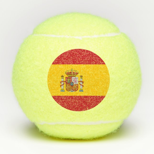Pelotas De Tenis Bandera de España (Anverso)