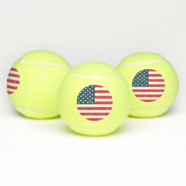 Pelotas De Tenis Bandera de Estados Unidos