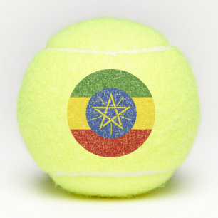 Pelotas De Tenis Bandera de Etiopía