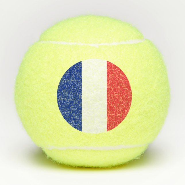 Pelotas De Tenis Bandera de Francia (Anverso)