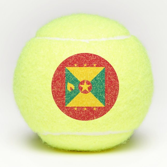 Pelotas De Tenis Bandera de Granada (Anverso)