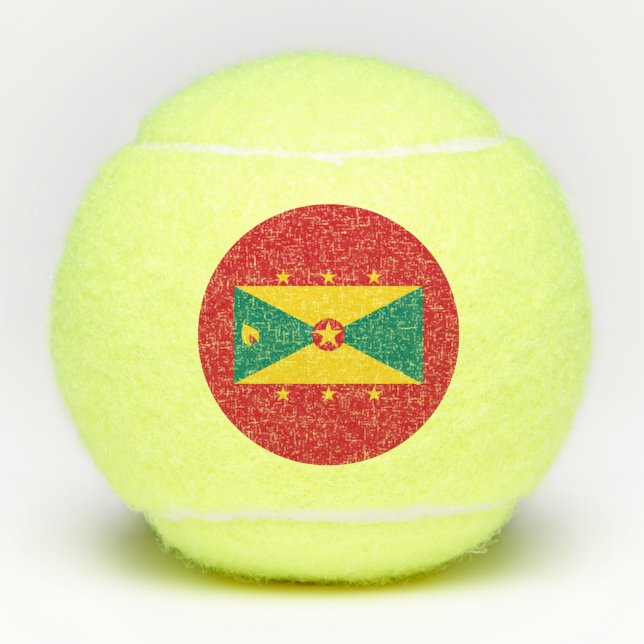 Pelotas De Tenis Bandera de Granada (Anverso)