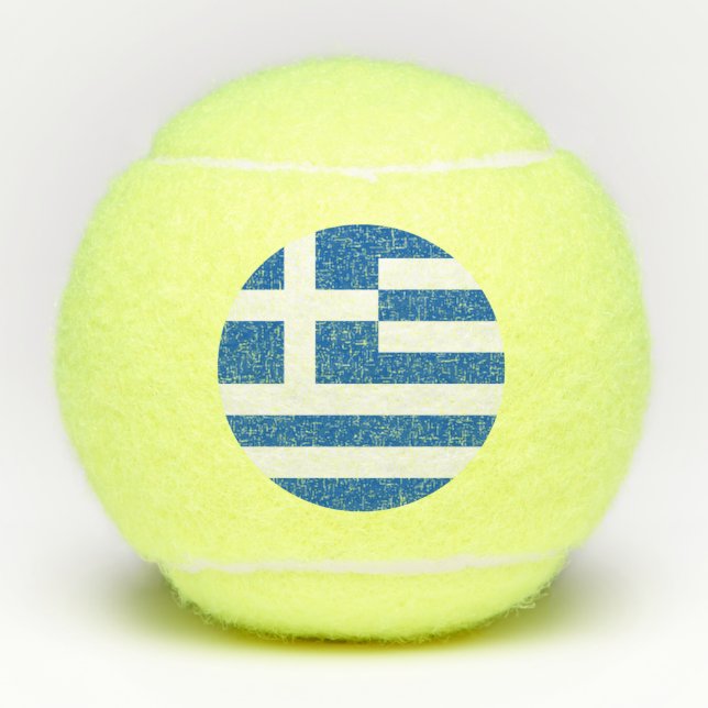 Pelotas De Tenis Bandera de Grecia (Anverso)