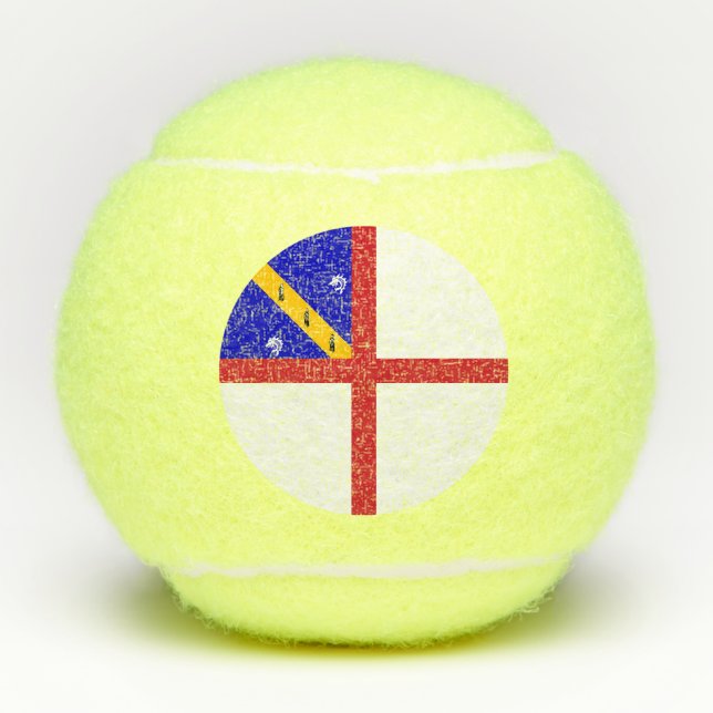 Pelotas De Tenis Bandera de Herm (Anverso)