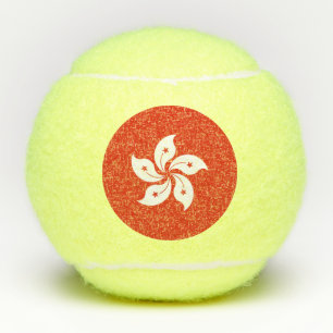 Pelotas De Tenis Bandera de Hong Kong