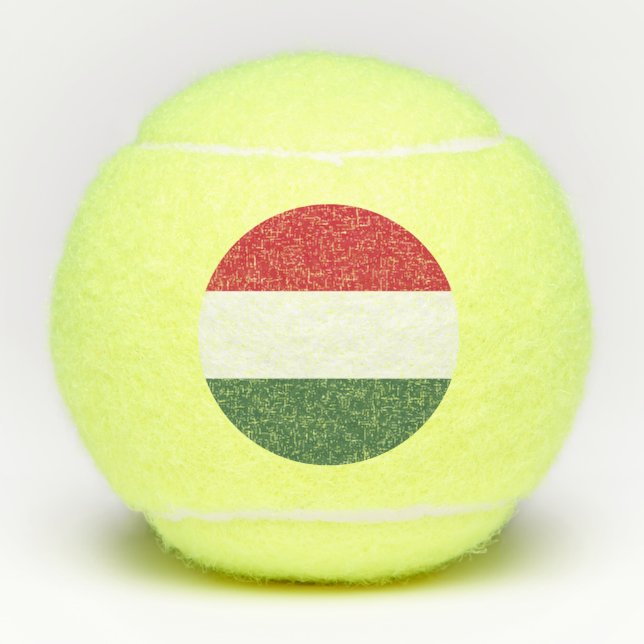 Pelotas De Tenis Bandera de Hungría (Anverso)