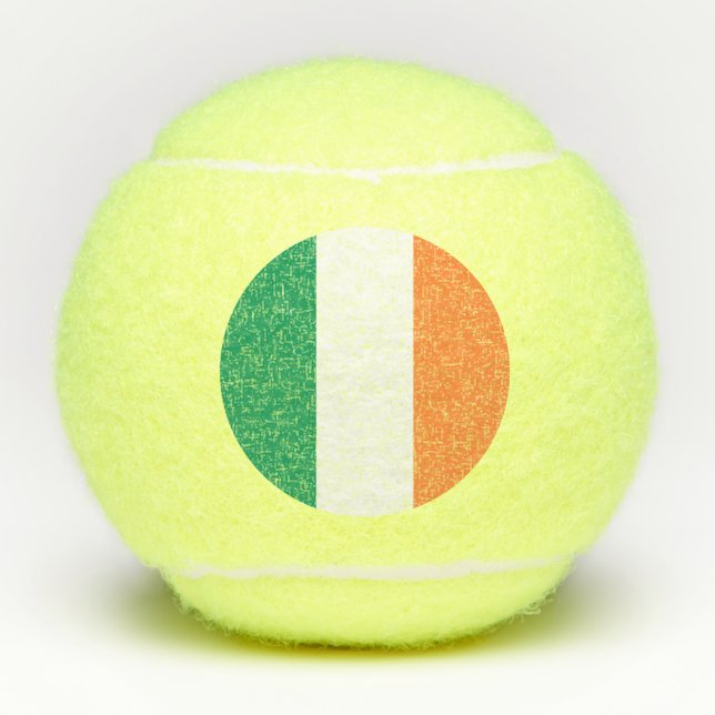 Pelotas De Tenis Bandera de Irlanda (Anverso)