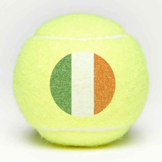Pelotas De Tenis Bandera de Irlanda (Anverso)