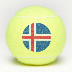 Pelotas De Tenis Bandera de Islandia