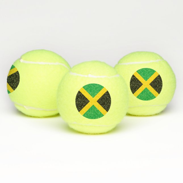 Pelotas De Tenis Bandera de Jamaica (Múltiples)