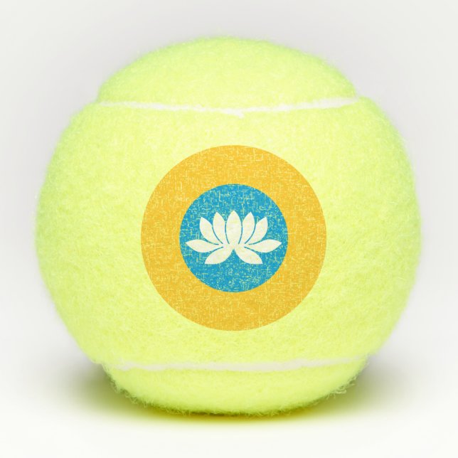 Pelotas De Tenis Bandera de Kalmukia (Anverso)