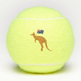 Pelotas De Tenis bandera de kangaroo australia