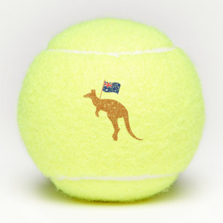Pelotas De Tenis bandera de kangaroo australia