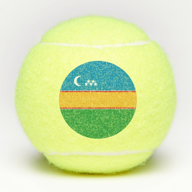 Pelotas De Tenis Bandera de Karakalpakstan (Anverso)
