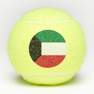 Pelotas De Tenis Bandera de Kuwait