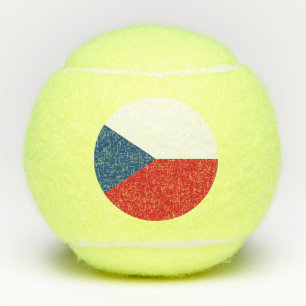 Pelotas De Tenis Bandera de la República Checa