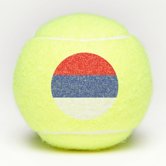 Pelotas De Tenis Bandera de la República Srpska (Anverso)