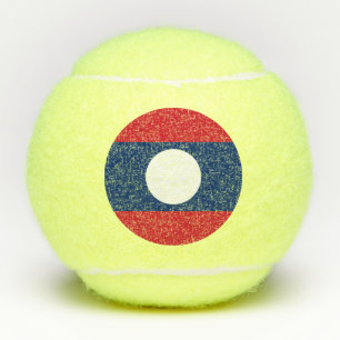 Pelotas De Tenis Bandera de Laos