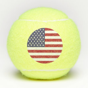 Pelotas De Tenis Bandera de los Estados Unidos