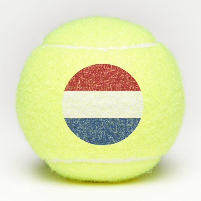 Pelotas De Tenis Bandera de los Países Bajos (Anverso)
