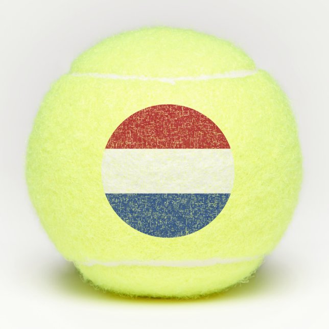Pelotas De Tenis Bandera de los Países Bajos (Anverso)