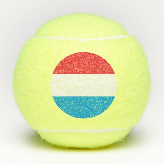 Pelotas De Tenis Bandera de Luxemburgo (Anverso)