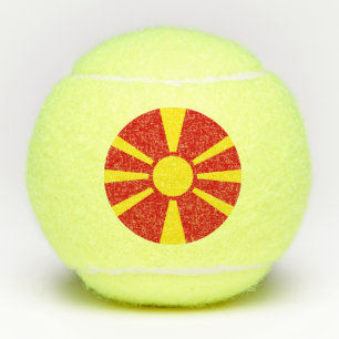 Pelotas De Tenis Bandera de Macedonia del Norte