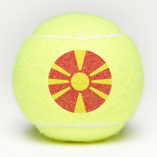 Pelotas De Tenis Bandera de Macedonia del Norte