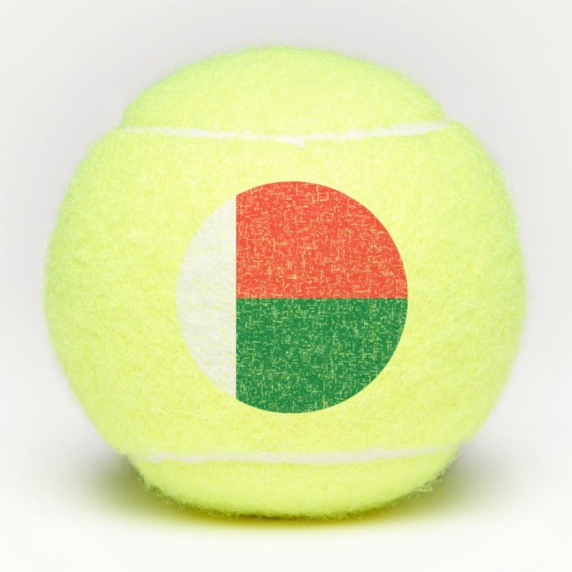 Pelotas De Tenis Bandera de Madagascar (Anverso)