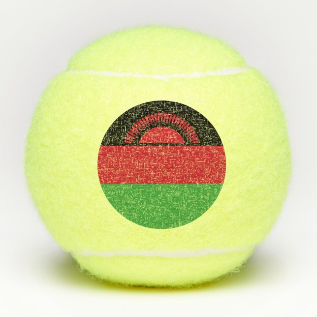 Pelotas De Tenis Bandera de Malawi (Anverso)