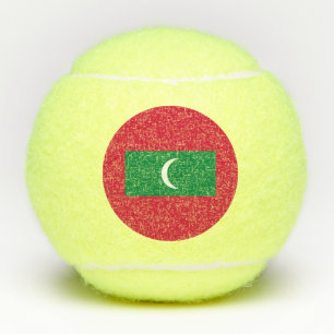 Pelotas De Tenis Bandera de Maldivas