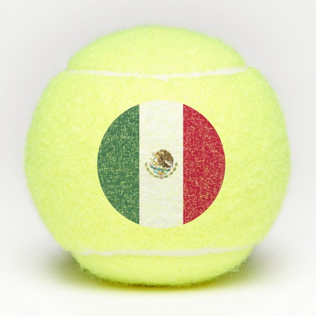 Pelotas De Tenis Bandera de México (Anverso)