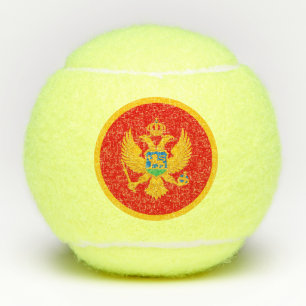 Pelotas De Tenis Bandera de Montenegro
