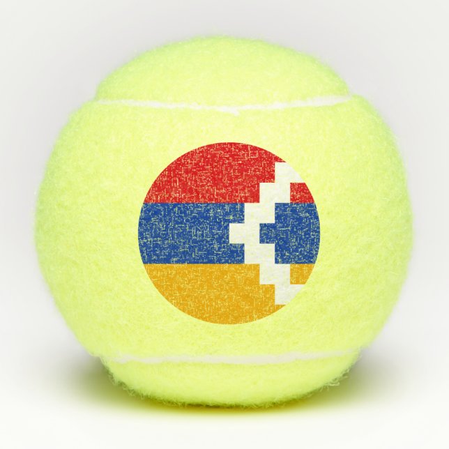 Pelotas De Tenis Bandera de Nagorno Karabakh (Anverso)